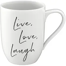 Mugg 28 cl Statement Live Love Laugh Villeroy & Boch